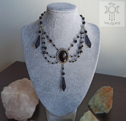 Kolia Crystal czarne kryształki goth gothic victorian