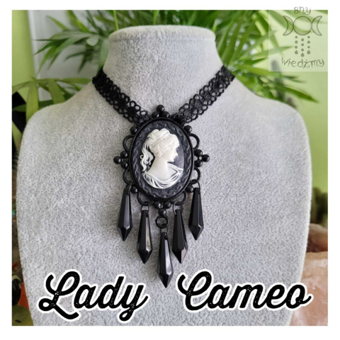 Choker kolia naszyjnik Lady Cameo