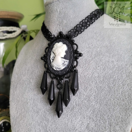 Choker kolia naszyjnik Lady Cameo