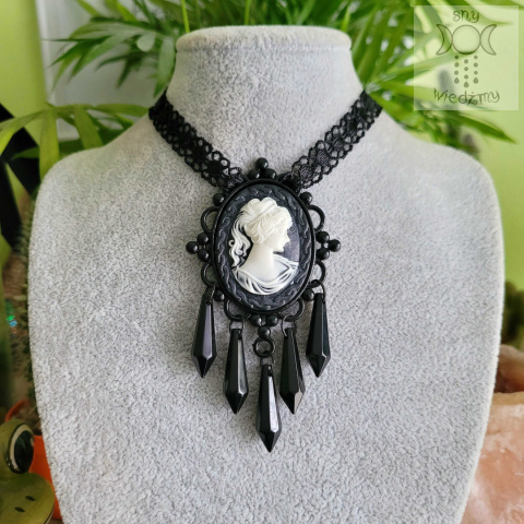 Choker kolia naszyjnik Lady Cameo Choker kolia naszyjnik Lady Cameo