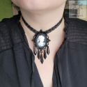Choker kolia naszyjnik Lady Cameo
