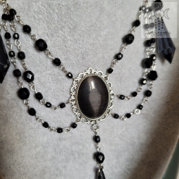 Kolia Crystal czarne kryształki goth gothic victorian