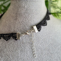 Kolia Lawenda ametyst księżyc moon choker dusik goth gothic