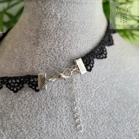 Kolia Lawenda ametyst księżyc moon choker dusik goth gothic Kolia Lawenda ametyst księżyc moon choker dusik goth gothic
