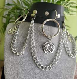 Obroża Pentagram naszyjnik choker