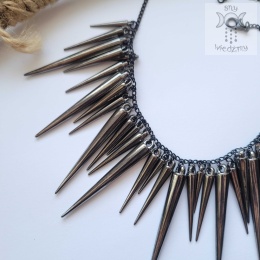 Choker Dark spike kolce kły