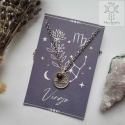 Naszyjnik Panna zodiakalny znak zodiaku tygrysie oko basic