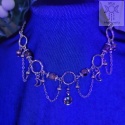 Choker Lumina Yooperlite hematyt księżyc moon