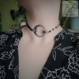 Choker Unique Moon kryształki