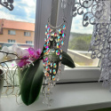 Łapacz Słońca Rainbow Moth kryształki Ćma Ćmy Aurora zajączki opalit girlanda świetlna