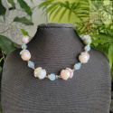 Naszyjnik choker Fiorina opalit kwiaty kwiatki floral fairy