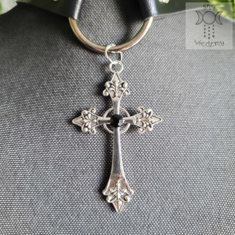 Obroża Gothic Cross naszyjnik choker Obroża Gothic Cross naszyjnik choker