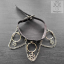 Obroża Pentagram naszyjnik choker
