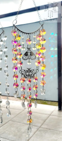 Łapacz Słońca Rainbow Moth kryształki Ćma Ćmy Aurora zajączki opalit girlanda świetlna