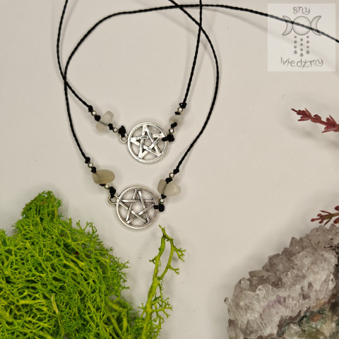 Bransoletka pentagram witch kamienie naturalne ametys kryształ górski czarny turmalin kwarc różowy cytryn apatyt jaspis Bransoletka pentagram witch kamienie naturalne ametys kryształ górski czarny turmalin kwarc różowy cytryn apatyt jaspis