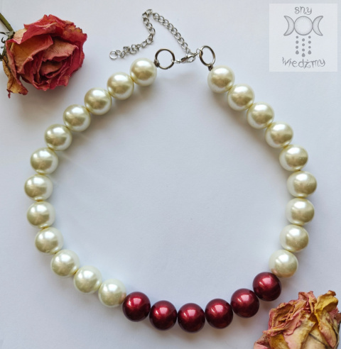 Choker Vampire Pearls perły perełki krew bloody romance Choker Vampire Pearls perły perełki krew bloody romance