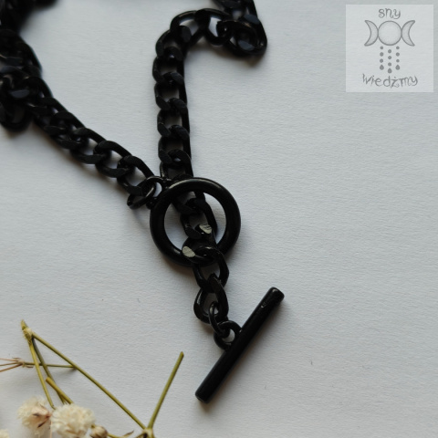 Obroża Rosalia choker łańcuchy kamea cameo Rose róże Obroża Rosalia choker łańcuchy kamea cameo Rose róże