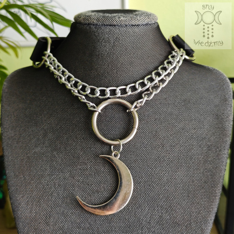 Obroża The Moon choker naszyjnik Obroża The Moon choker naszyjnik