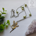 Naszyjnik Fairy Pearls stal perły naturalne słodkowodne barwione