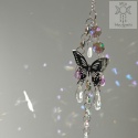 Motylia Łapacz Słońca fioletowy kryształki zajączki świetlne Aurora motyl ćma moth