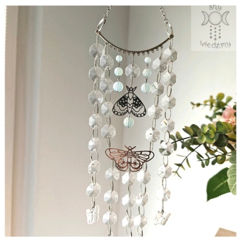 Łapacz Słońca Rainbow Moth Crystal kryształki Ćma Ćmy Aurora zajączki opalit girlanda świetlna Łapacz Słońca Rainbow Moth Crystal kryształki Ćma Ćmy Aurora zajączki opalit girlanda świetlna