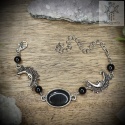 Bransoletka Fantasy Moon onyks księżyc