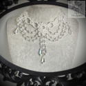 Kolia Classic Goth Crystal stal gotycka kolia kryształowa gothic witch