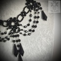 Kolia Classic goth stal gotycka kolia czarna gothic witch victorian choker