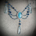 Kolia Crystal Blue niebieskie kryształ goth gothic victorian
