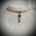 Zestaw mini chokerów Carnival księżyc nietoperz klucz witchy whimsigoth