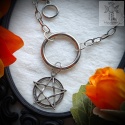 Naszyjnik Pentagram Toggle łańcuch