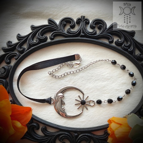 Choker Unique Moon kryształki